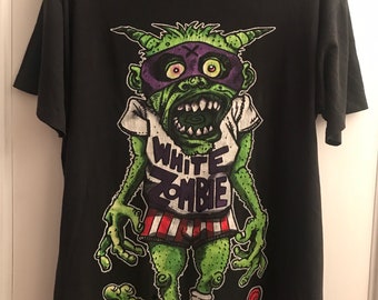 Vintage 1996 WHITE ZOMBIE Freakazoid Heaven Shirt (L)