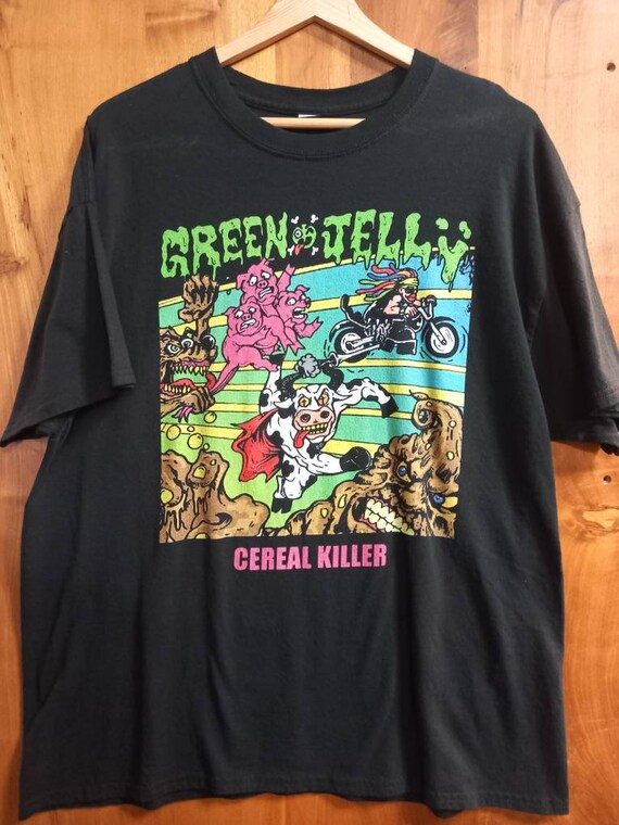 Vintage 1990s GREEN JELLY Cereal Killer Shirt