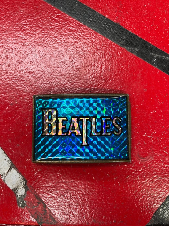 Vintage Rare Beatles Metal Belt Buckle