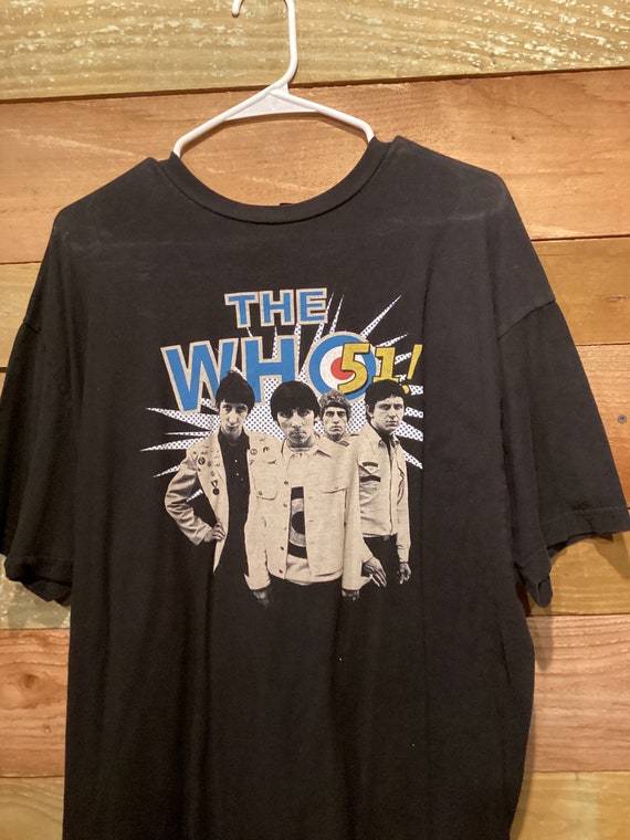 The Who 51! “Back to the Who 51 tour” black shirt 