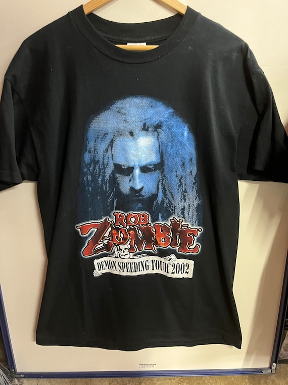 Vintage 2002 ROB ZOMBIE Demon Speeding Tour shirt… - image 1