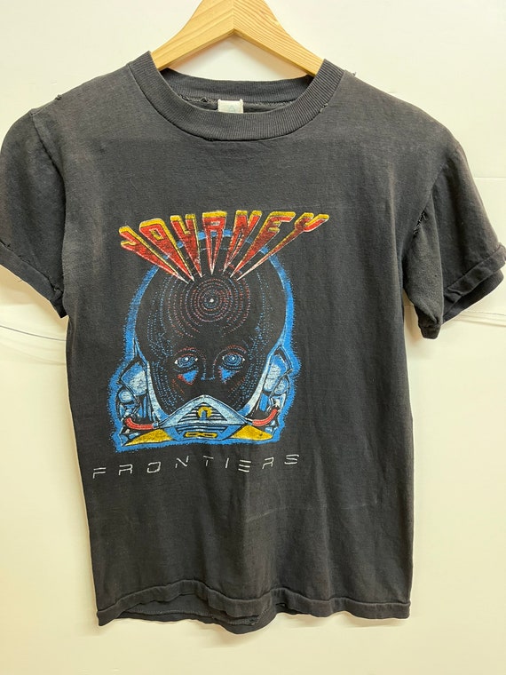 Vintage 1983 JOURNEY Frontiers Tour shirt (S)