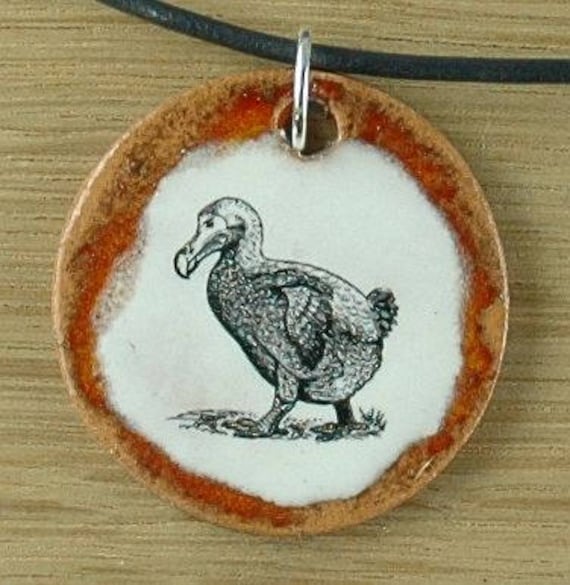 Am I Extinct, Or What? (Dodo Bird Portrait) Ceramic Tile