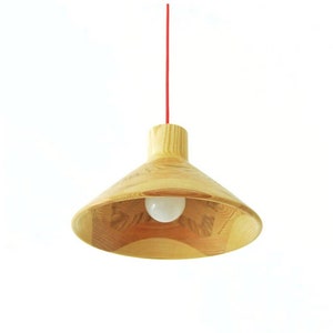 Hanging lamp.Wood hanging lamp.Wood pendant lamp.Dining pendant lamp from oak