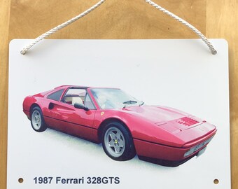 Anson Ferrari 328 GTS (1985) Diecast Model Car - Scale 1/18 - Red