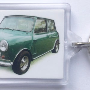 Mini Cooper S 1071cc 1964 - Keyring With 50 X 35mm Insert - Novelty ...