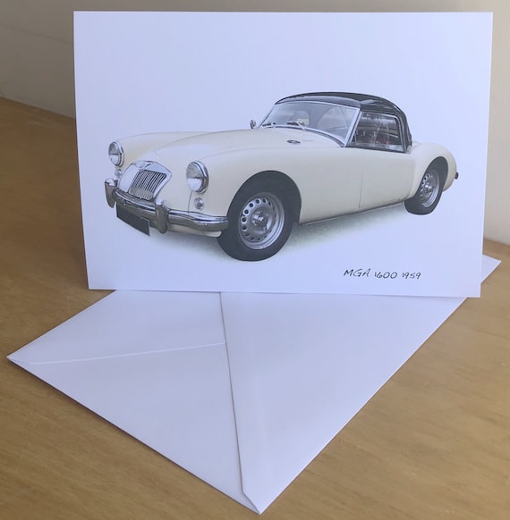 MGA 1600 1959 - 5x7in Greeting Card With Envelope - Happy Birthday