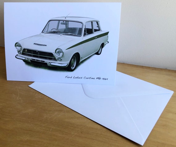 Ford Lotus Cortina Mk1 1964 Single or Six 5 X 7in Blank - Etsy