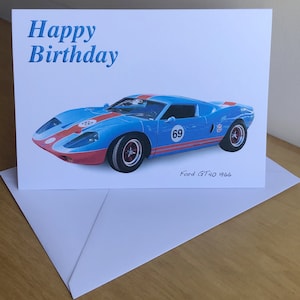 Ford ID 40 - 13 x 18 cm Grußkarte mit Umschlag, alles Gute zum Geburtstag, Jubiläum oder zum Ruhestand