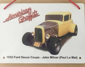 ウォールプラーク 1932年 プリムス プリマス デュース HOTROD壁飾り ウォールプラーク 1932 プリムス プリマス / デュース HOTROD壁飾り
