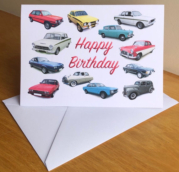 Classic Ford Motor Greeting Cards - View #4