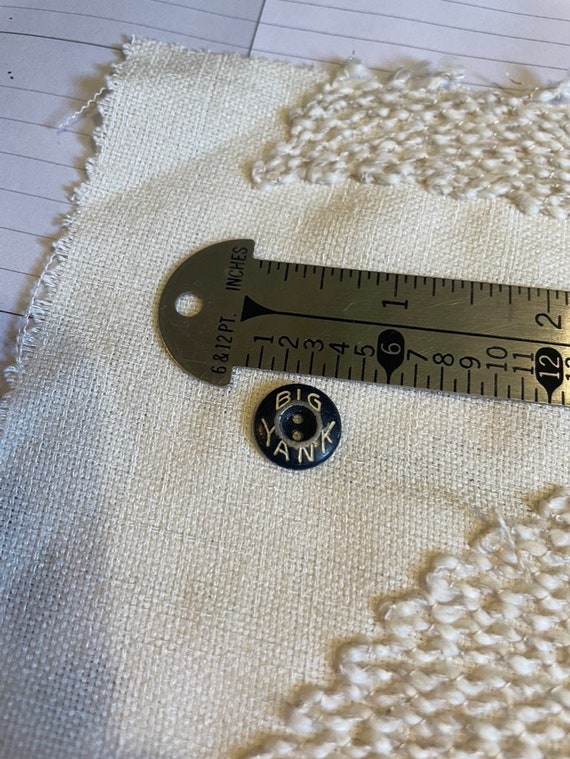 Vintage BIG YANK Metal 9/16