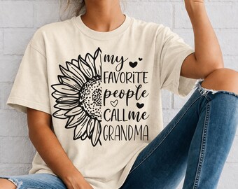 Grandma Favorite Sunflower T-shirt