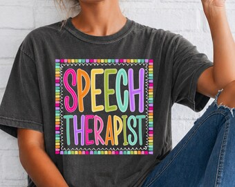 Speech Therapist Graphic T-shirt | Comfort Colors Tee
