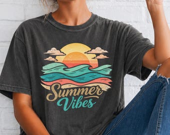 Sunshine Summer Vibes T-shirt | Comfort Colors Garment-Dyed