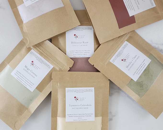 Organic Clay Mask | Vegan, Sensitive Skin | Choose Your Blend