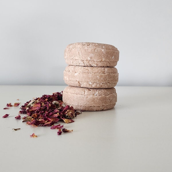 Coconut + Rose Clay Shampoo Bars | Zero Waste Shampoo Bars