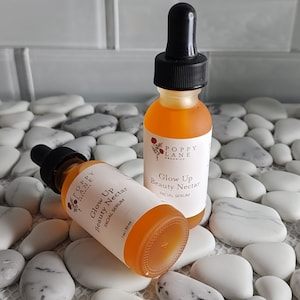 Glow Up Beauty Nectar | Face Oil | Sea Buckthorn Oil | Brightening Serum | Facial Serum | Natural Skincare | Anti Aging Skincare