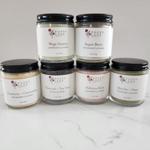 Organic Clay Mask | Organic | Dry Mask | Rose Mask |  Vegan | Face Mask | Sensitive Skin | Green Beauty