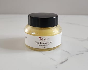 Balsamo detergente all'olivello spinoso / Detergente viso botanico / Balsamo viso naturale / Struccante botanico / Balsamo detergente oleoso