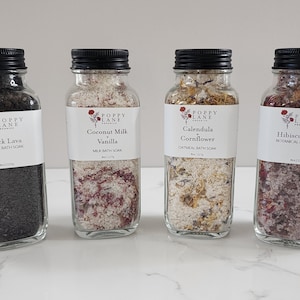 Bath Soaks | Spa Gift | Bath Salt Bags | Bath Salts | Herbal Bath Soak | Wedding Favors | Baby Shower Favors | Gifts For Her| 8 oz