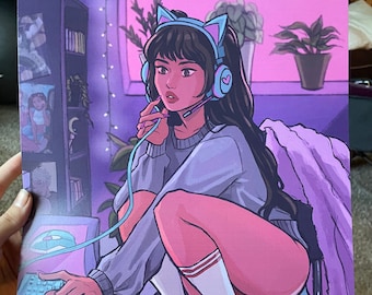 Gamer Girl Print Medium/Large