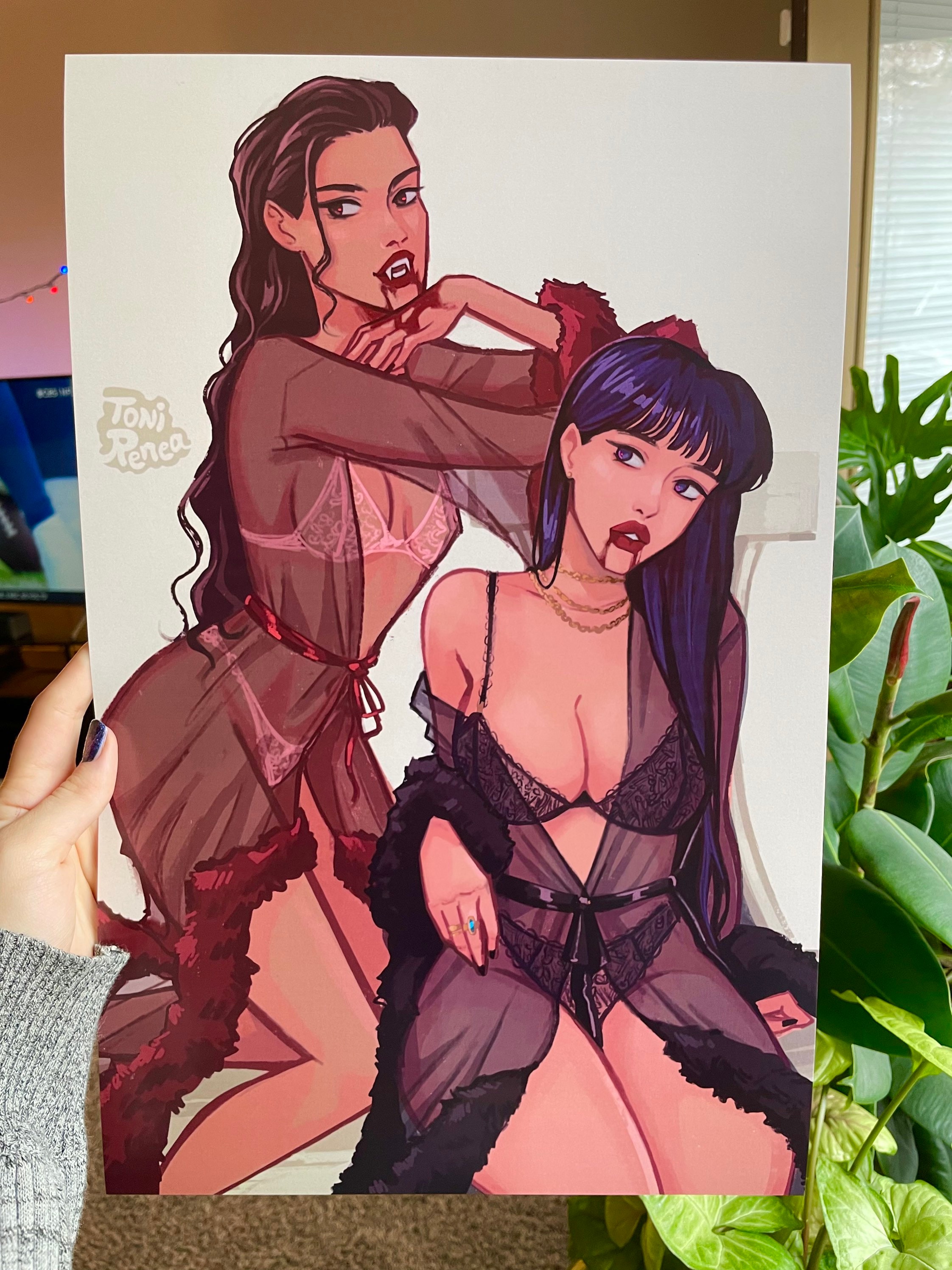 Osora Vampire AU Large Prints - Etsy Denmark