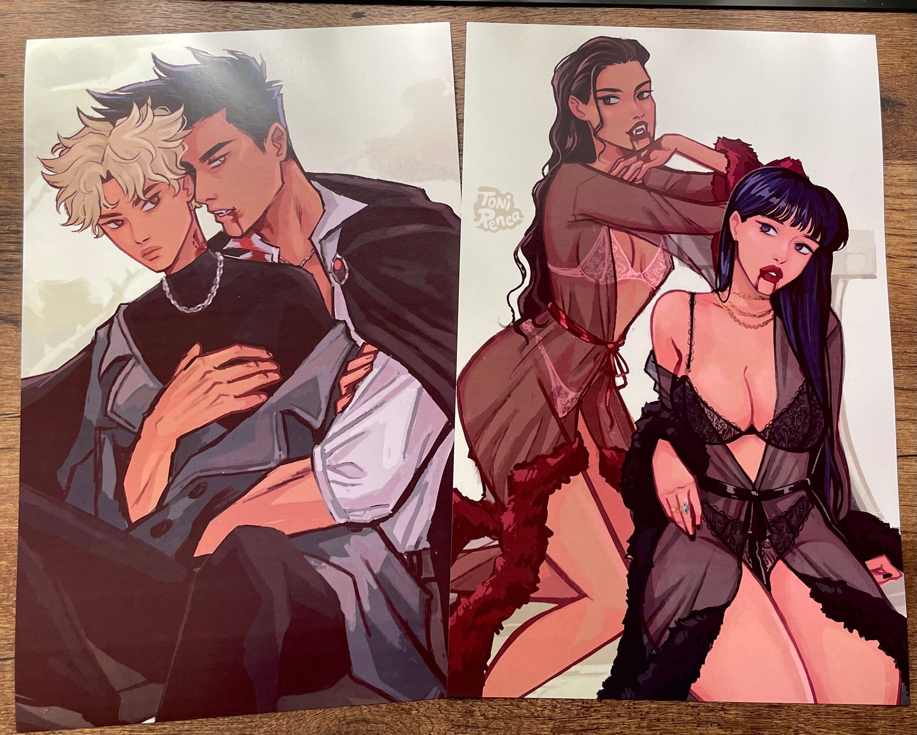 Winter woods webtoon