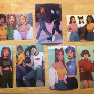 Miniimpresiones nostálgicas de Fan-art de dibujos animados