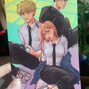Mini impresión de anime de motosierra