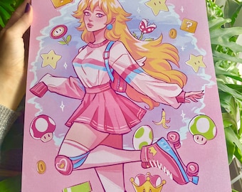 Peachy Print Medium/Large