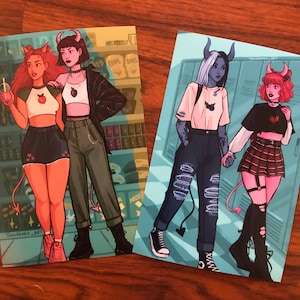 Fruity Demon Girlfriends Prints