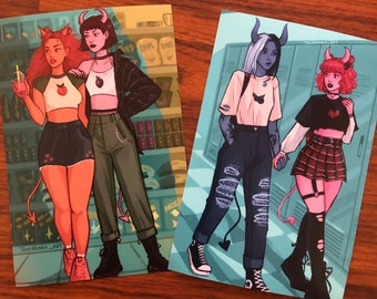 Fruity Demon Girlfriends Prints Mini