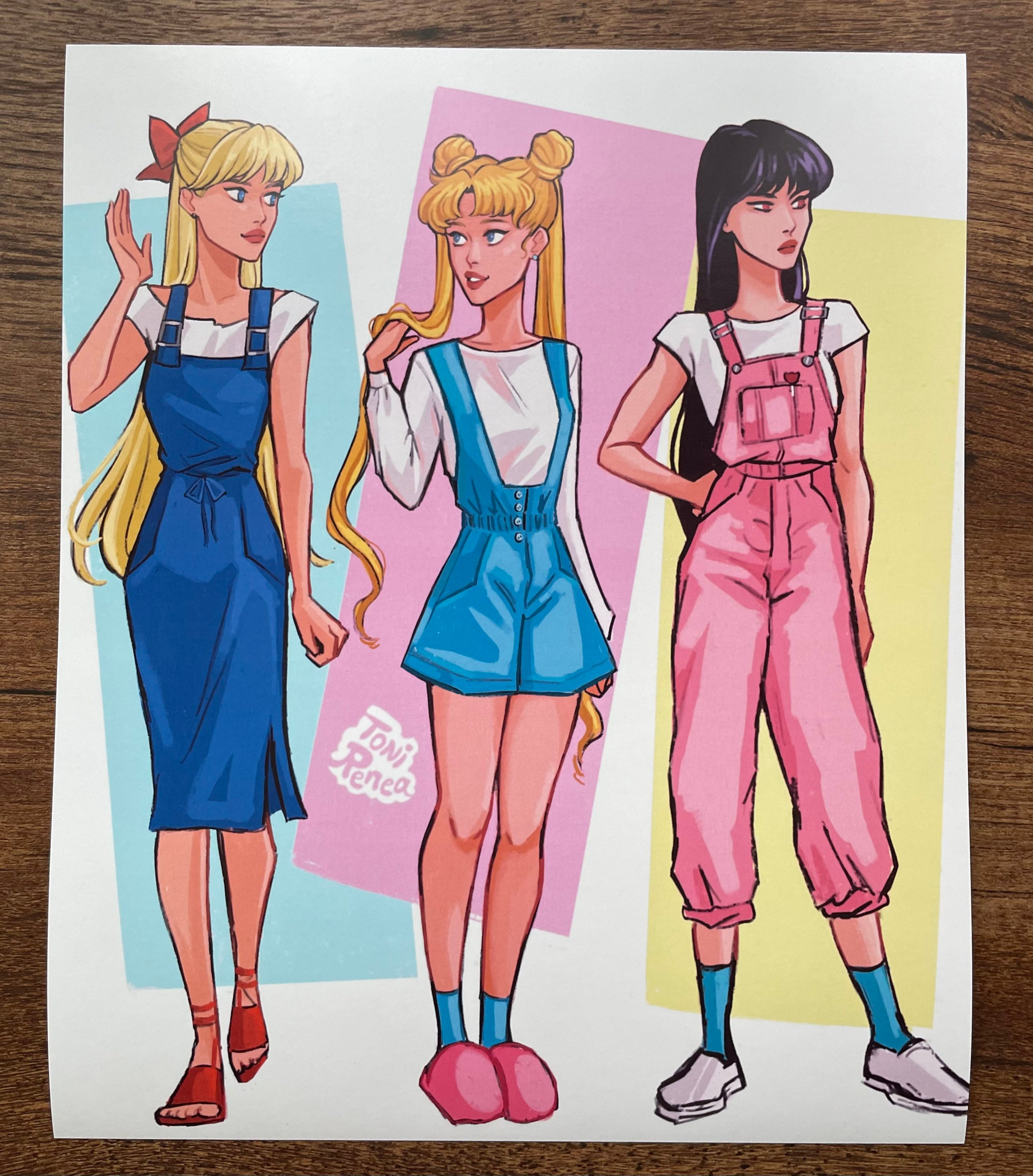 Sailor Overalls Medium Print   Etsy