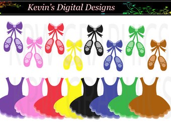 Colorful Ballerina Dresses in a PNG format. Personal & Small Commercial use (229b)