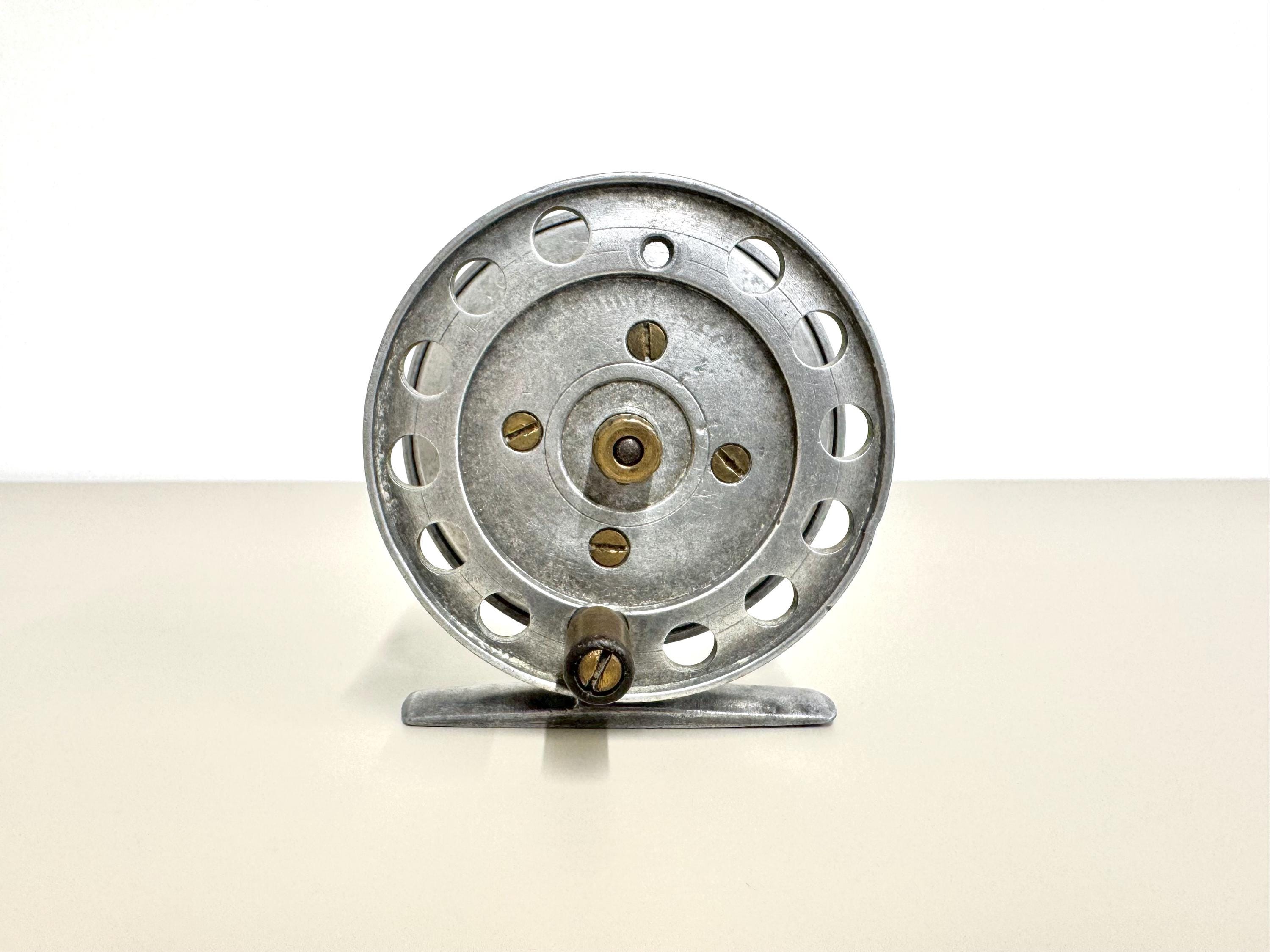 Moulinet De Pêche Ancien Marque Flueger - Pour Truite - Eau Douce - Pêche Au Toc