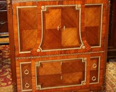 Best French Bronze Marble Satinwood Tall Dresser Chiffonier RESTORED Mint 1890
