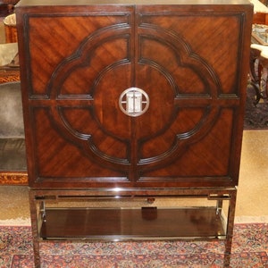Awesome Chin Hua Lotus Bar Cabinet by Century Furniture