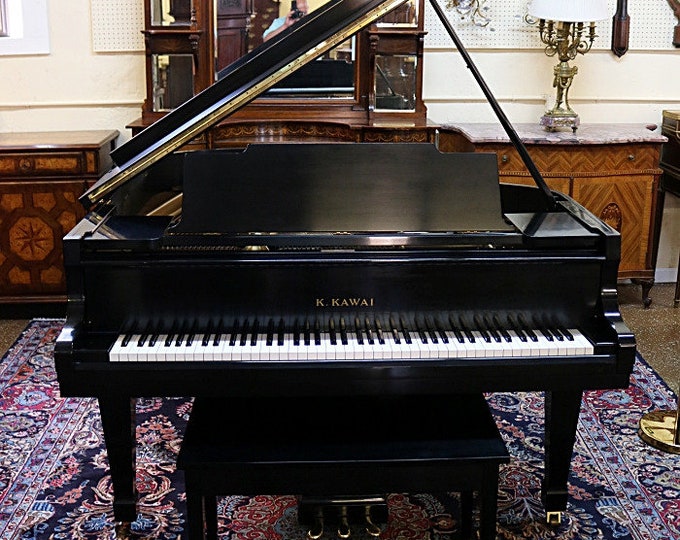 Ebonized Satin Finish 1976 K. Kawai KG-2C Baby Grand Piano Made in ...