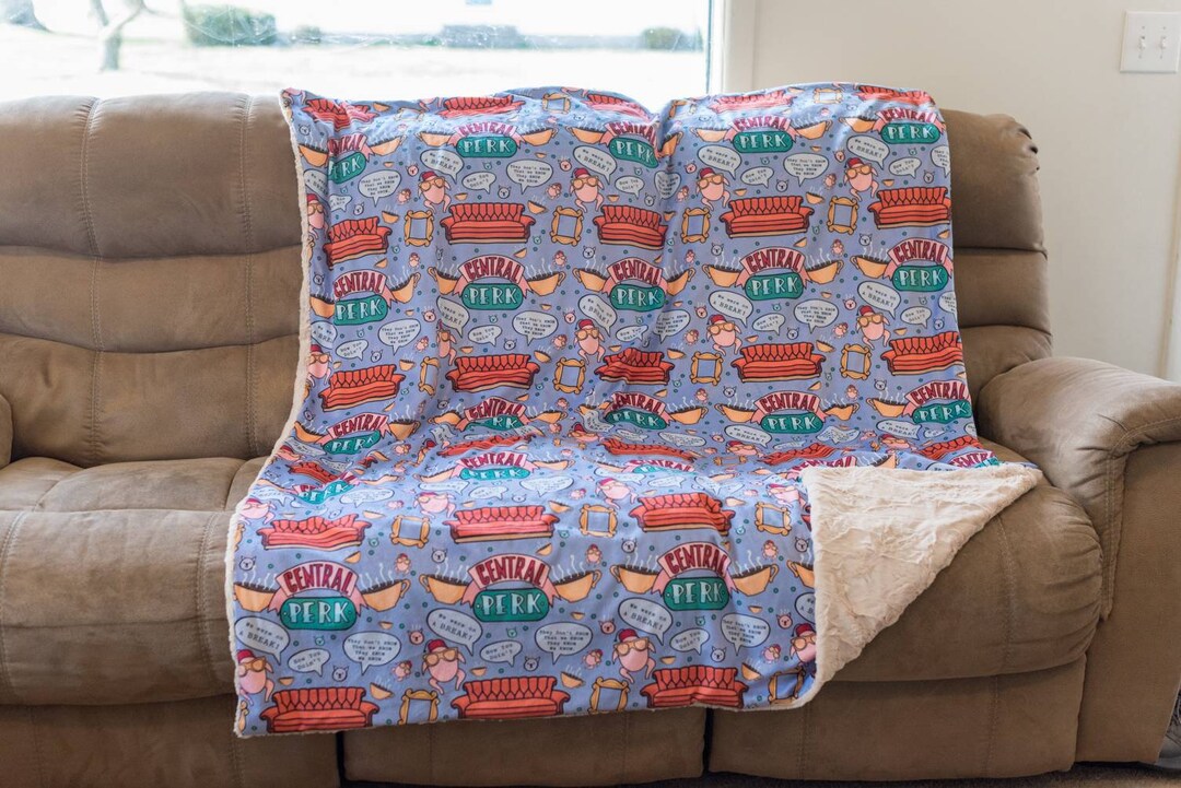 Friends TV Show Throw Blanket Adult Friends Blanket Cozy Minky Throw ...