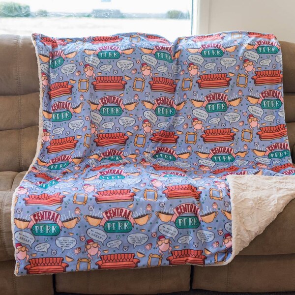 Friends Blanket Tv Show Etsy