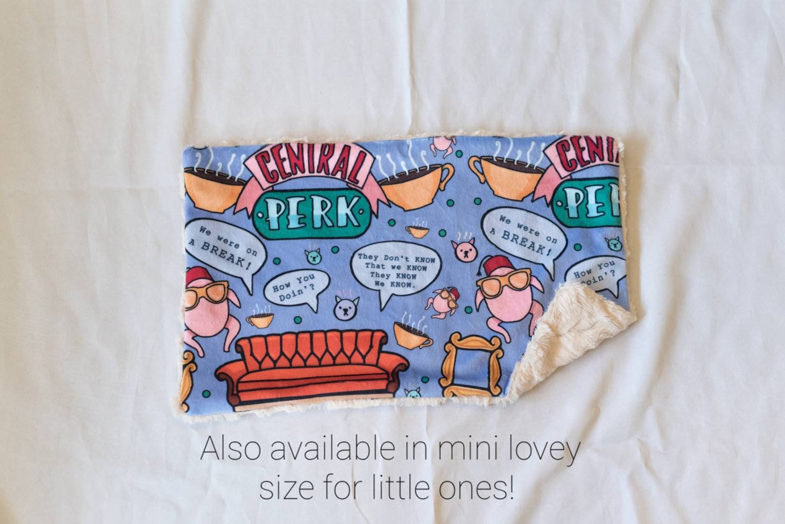 Friends TV Show Throw Blanket Adult Friends Blanket Cozy Minky Throw