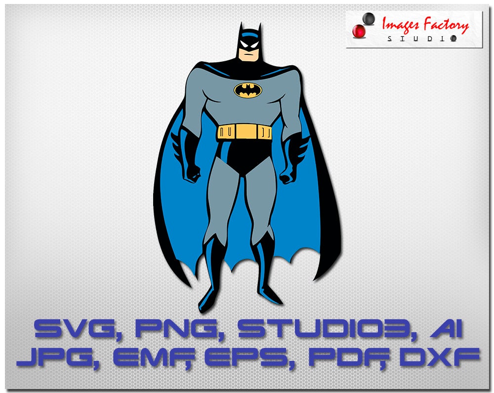 Download Batman svg clipart color layers cuttable Cricut Design | Etsy