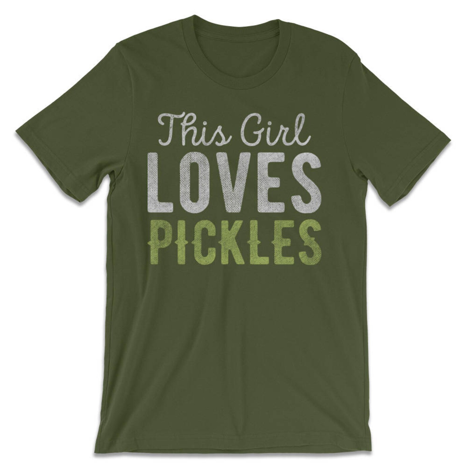 Buy Pickle Shirt Funny Tshirts This Girl Loves Pickles T-shirt Online ...