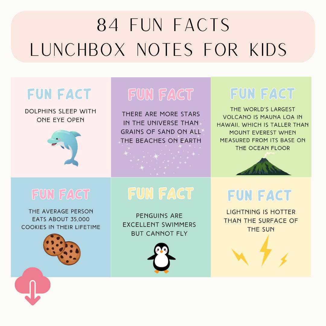 Printable Lunchbox Notes, Printable Lunch Notes, Lunchbox Notes, Lunch ...