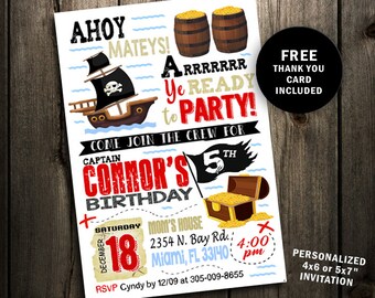 pirate party etsy