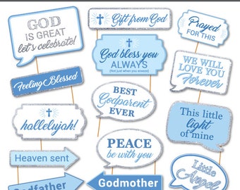 baptism photo props