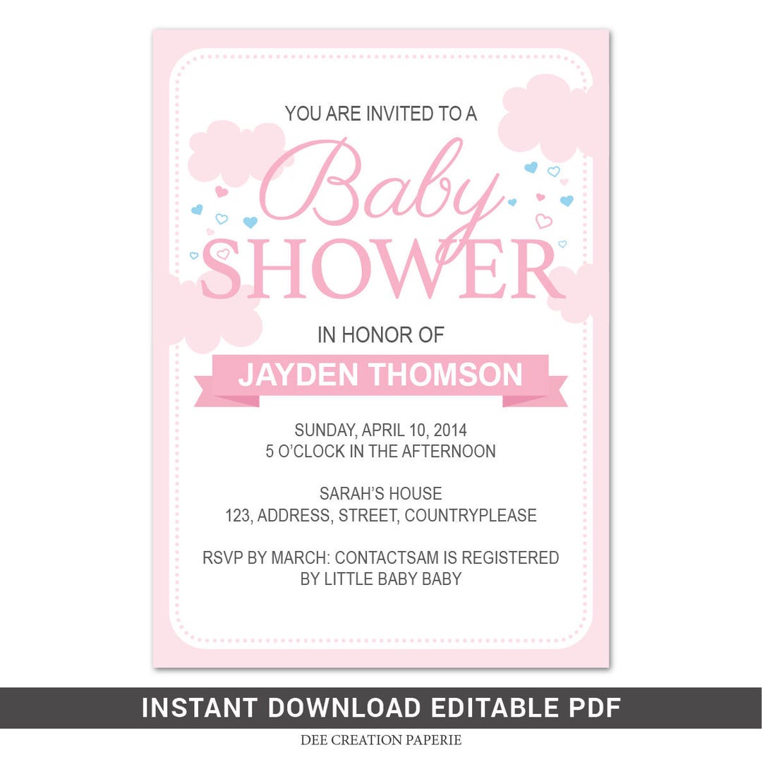 Gender Reveal Pink Camo Baby Shower Ideas Baby Girl Shower Invitation Baby  Shower Invite Girl Shower, image size:1080x1080