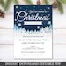Christmas Winter Invitation Printable Holiday Party Invitation Late ...