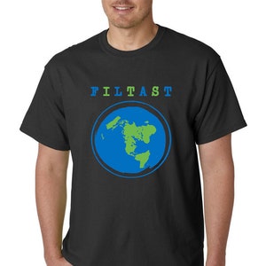 It&#39;s Flat Hidden Message T-Shirt / Hoodie - FLAT EARTH Illuminati Conspiracy Secret Society